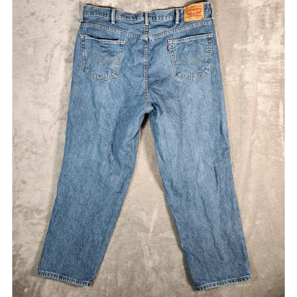 Levi's 560 Jeans‎ Men's 41X30 (Tag 42X30) Blue Light Wash Comfort Tapered